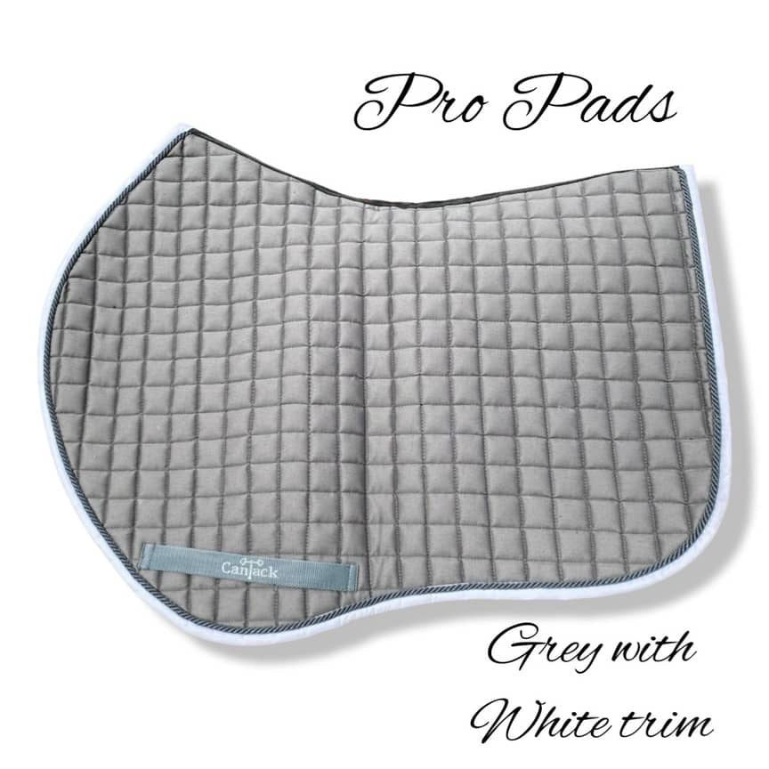 Pro Pads - Grey w/ White Trim