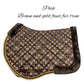 Posh Jumper Pads - Brown and Gold w/ Fur