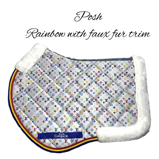 Posh Jumper Pads - Rainbow w/ Fur