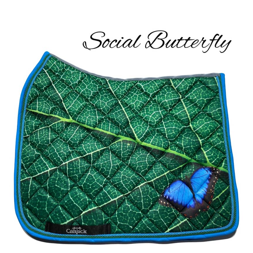 FlighT Pony Dressage Pads - Social Butterfly