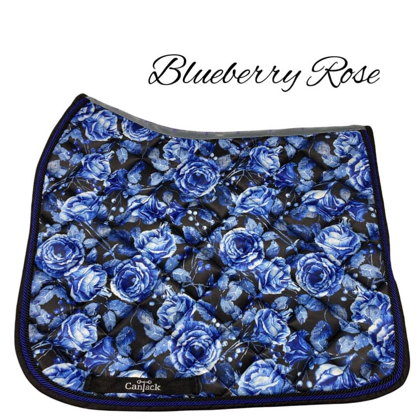 BouqueT Dressage Pads - Blueberry Rose