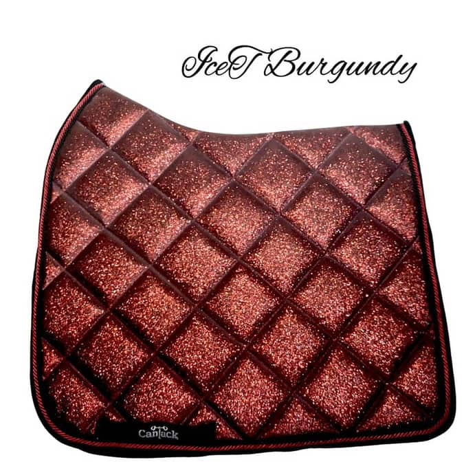 IceT Dressage Pads - Burgundy