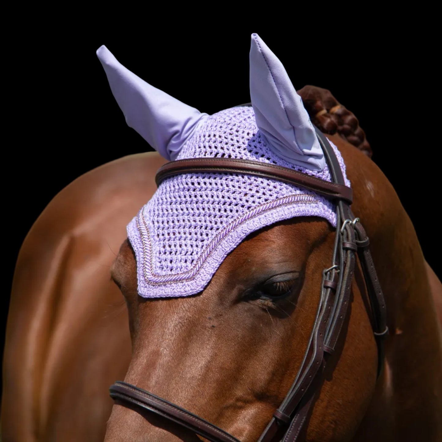 Classic Cut Bonnets - Lilac Base/Straight Edge/With Bling