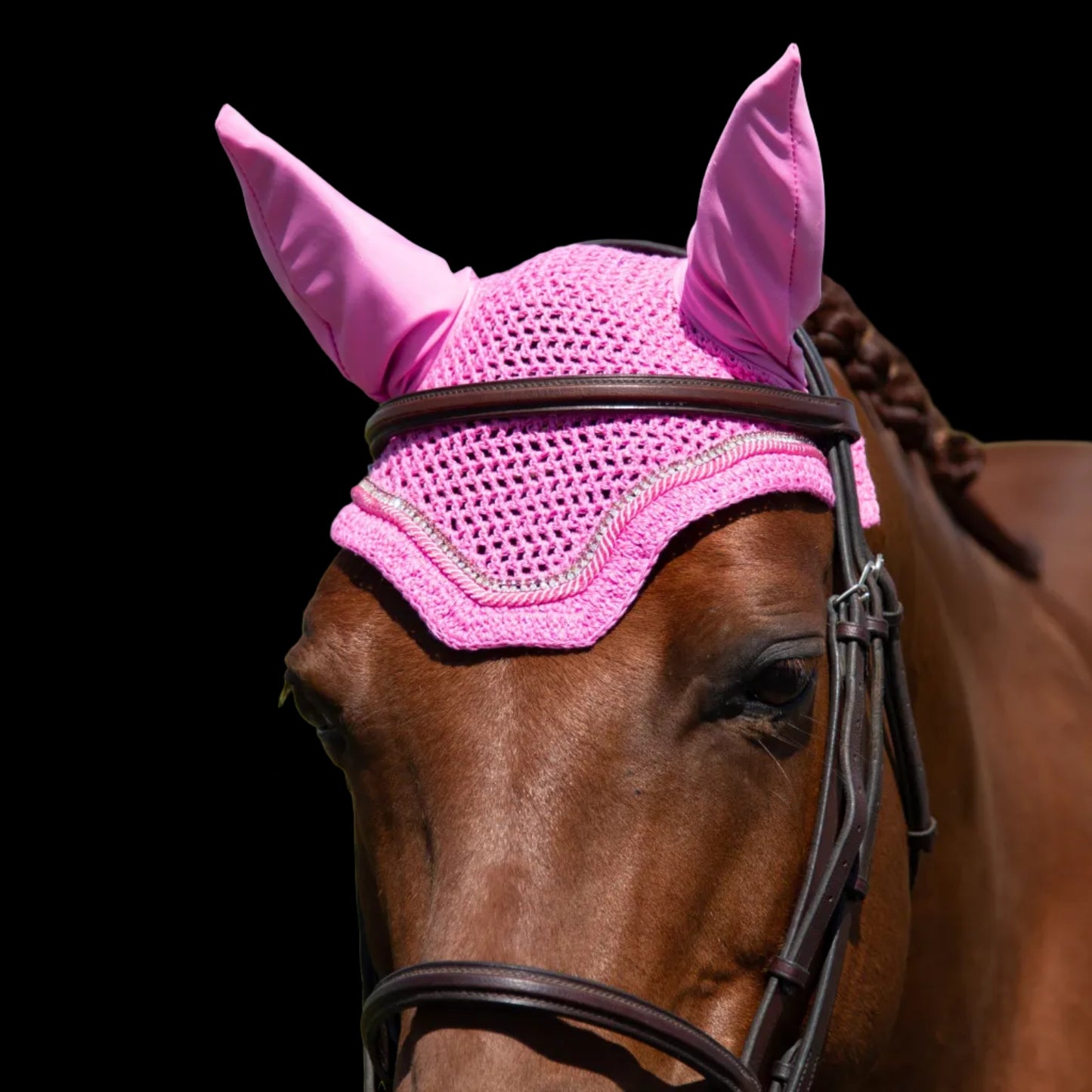 Classic Cut Bonnets - Pink Base/Straight Edge/With Bling