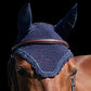 Classic Cut Bonnets - Navy Base/Scalloped Edge/With Bling