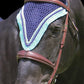 Tiedown Bonnets - Navy Base/Straight Edge/With Bling