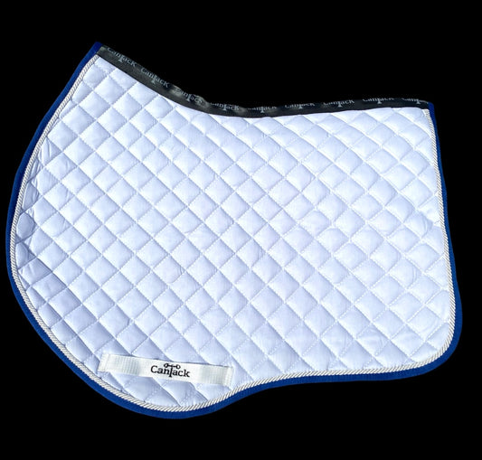 Pro Pads - White Base / Royal Blue Trim
