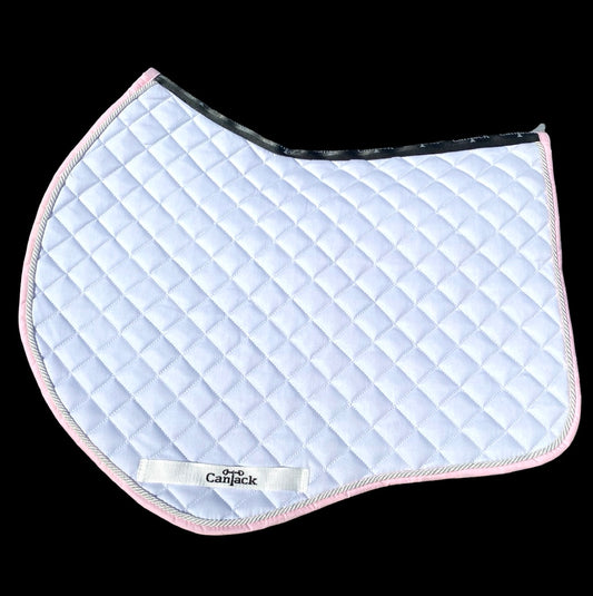 Pro Pads - White Base / Light Pink Trim