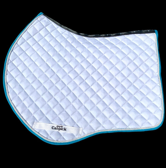 Pro Pads - White / Teal Trim