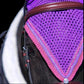 Tiedown Bonnets - Purple Base/Straight Edge/With Bling