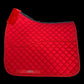 Pro Plus Dressage Pads - Red, Red Trim