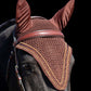 Tiedown Bonnets - Brown Base/Straight Edge/With Bling
