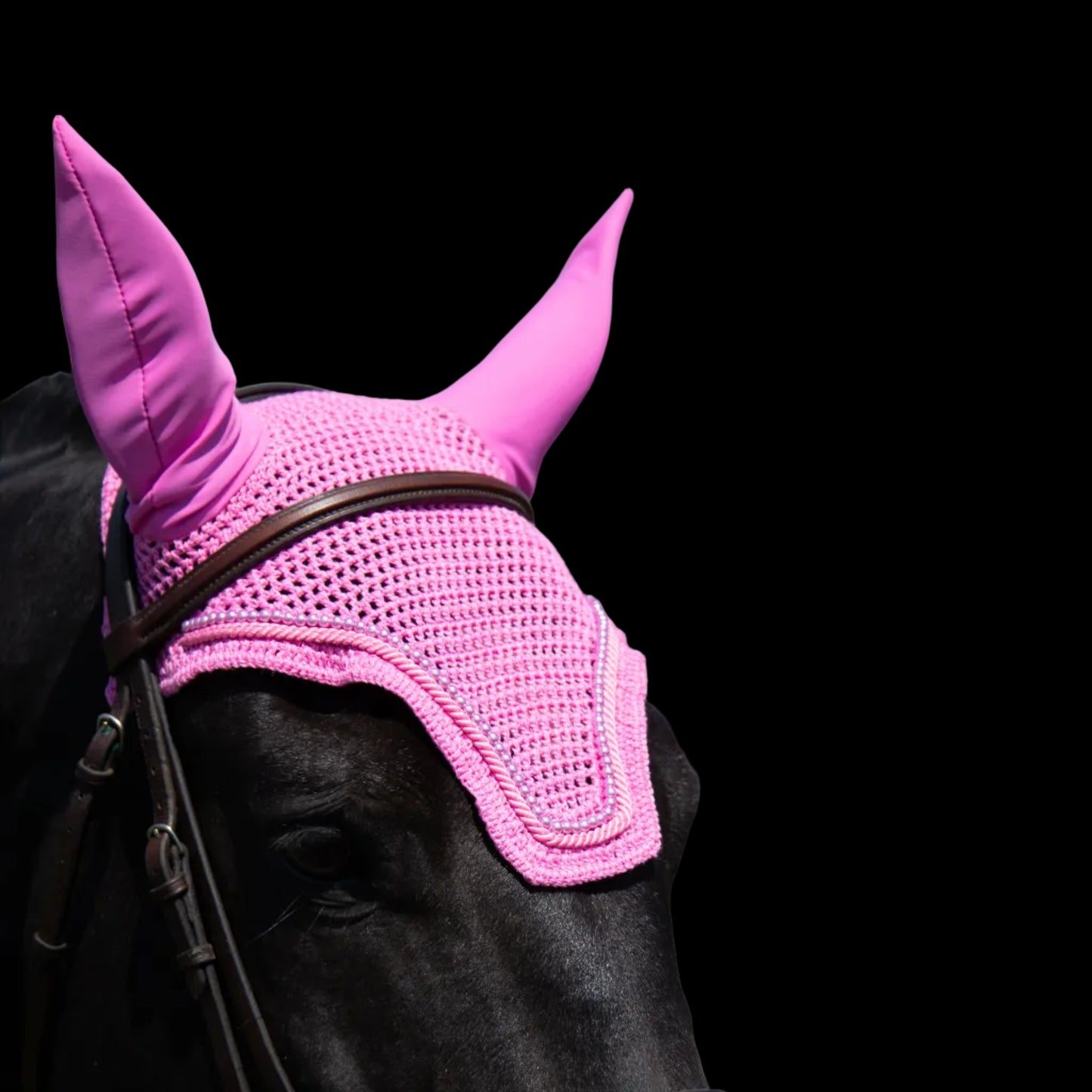 Classic Cut Bonnets - Pink Base/Straight Edge/With Bling
