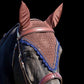 Tiedown Bonnets - Brown Base/Scalloped Edge/With Bling