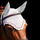 Classic Cut Bonnets - White Base/Scalloped Edge/With Bling